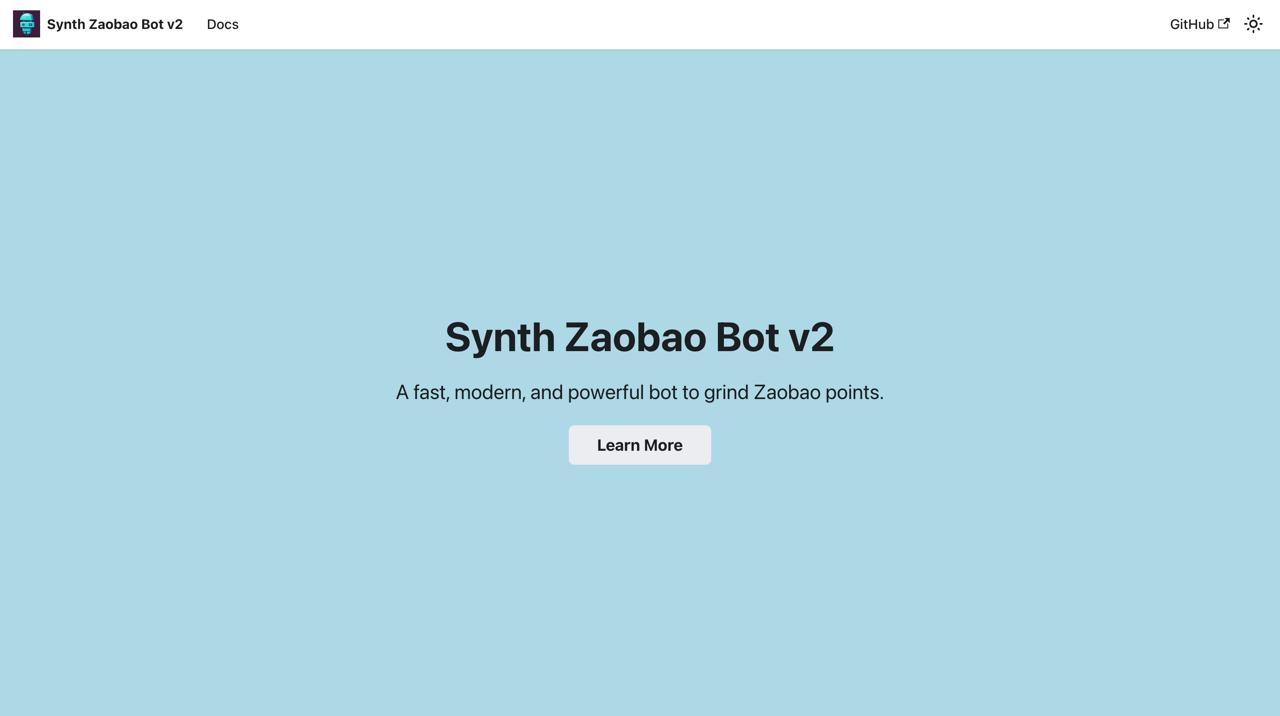 Synth Zaobao Bot